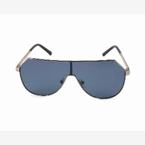 Sweet Years Unisex AK17158 04 Outlet sunglasses Metal Silver Blue Mask Polarized