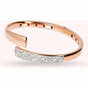 Sconto del 30 su bracciale rigido Contrarié con zirconia cubica