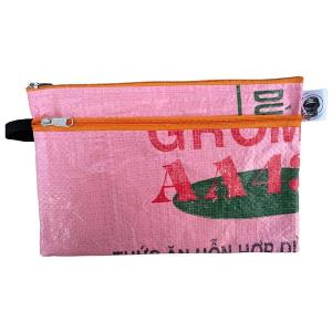 Beadbags Doppeltzipper Stiftetui in Rosa