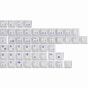 Get 50 Discount on Blue on White ISO Spare Keycap 49Key