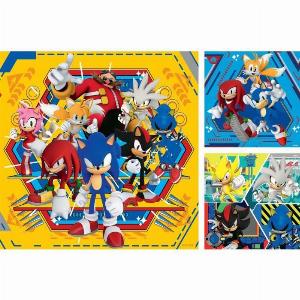 Réduction de 20 sur les puzzles 3x49 pièces Sonic dès 5 ans Ravensburger