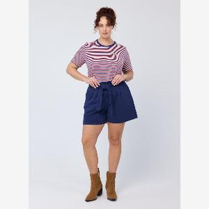 Joanie Clothing Lenny High Waist Shorts  Navy US 16