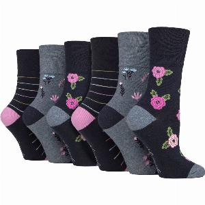 Enjoy 32 Off 6 Pairs of Womens Patterned Cotton Socks Soft Comfortable