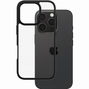 CARE by PanzerGlass Flagship Case Transparent Urban Combat m Schwarz Rahmen iPhone 16 Pro