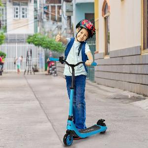 120W Electric Scooter w Rear Break  Blue