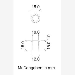 Heimwerkertools Réduction de 10% sur Passecâbles VOID Gedotec en laiton noir Ø 12 mm