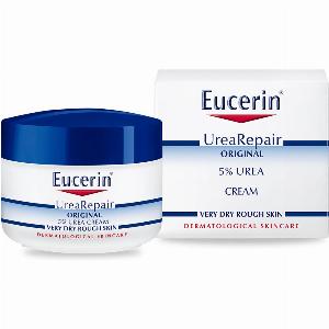 Eucerin Dry Skin rückfettende Creme aus 5 Urea mit Laktat und Carnitin 75 ml