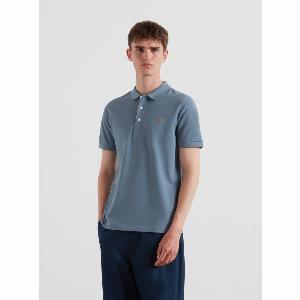 Enjoy 30 Discount on Blanes Chalk Blue Organic Cotton Polo Shirt