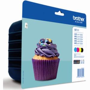 Brother LC123VALBP  4farbig  Druckerpatrone  Multipack