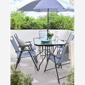 Santa Cruz 8Piece Dining Set Stylish and Functional Outdoor Dining Furniture