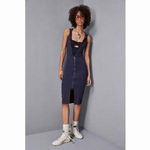 Abito jersey con zip ESSENTIAL ora a 16450 con 30 di sconto