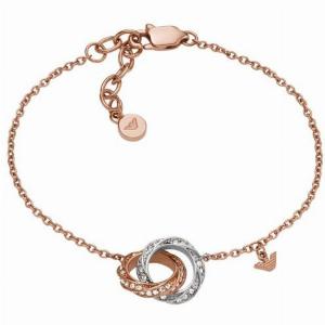 Emporio Armani TwoTone Stainless Steel Chain Womens Bracelet EGS3005221