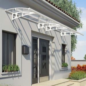 Palram  Canopia Door Canopy Bordeaux 4460 White Clear