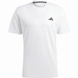 Risparmia il 25 su Maglietta Palestra Essential ADIDAS Bianco e Nero Uomo XL