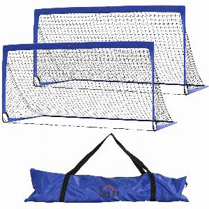 Get 69 Off HOMCOM 6x3 Blue Folding Outdoor Football Goal for All Ages