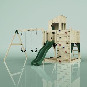 Aire de jeux PolarPlay Henry Nid100 cm  Vert émeraude