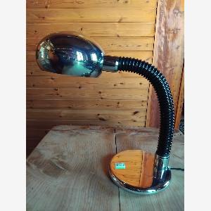 17 Rabatt auf Vintage Tischlampe aus Chrom und Metall der 70er Jahre
