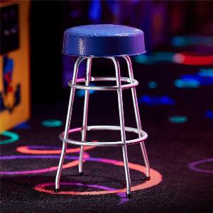 Quarter Arcade Bar Stool Blue