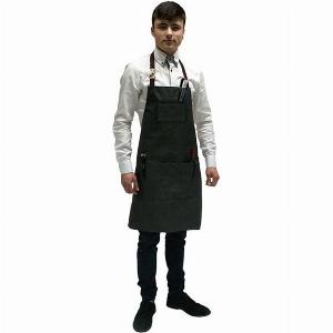 Hair Tools Mens Barber Apron Charcoal
