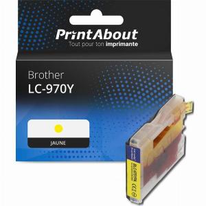 Cartouche compatible Brother LC970Y  Jaune