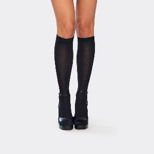Enjoy 33 Discount on Black KneeHigh Socks Womens Universal Fit