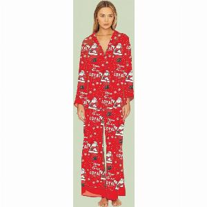 The Laundry Room Aint Loyal Christmas Silky PJ Set Size S
