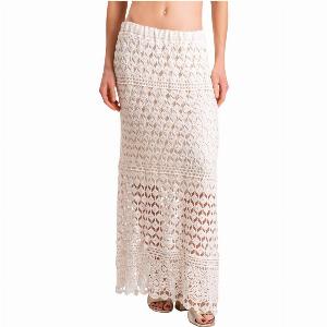 Gonna lunga in crochet panna ora a 6320 invece di 79 20