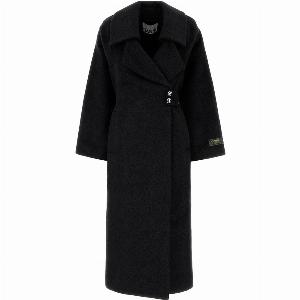 Enjoy a 50 Discount on the Ganni DoubleFaced Wool LaceUp Coat