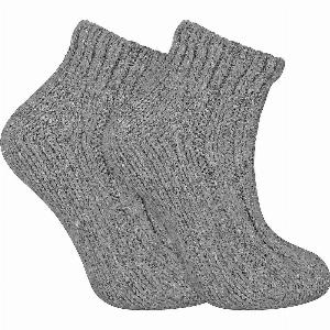 Enjoy 20 Discount on Ladies Chunky Ribbed LowCut Wool Blend Ankle Socks