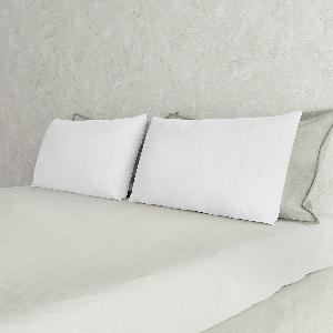 Sconto del 10 su set di 2 federe Max bianche in cotone 50x80 cm