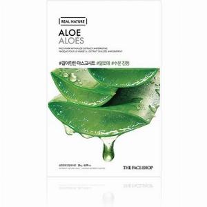 THE FACE SHOP  Real Nature Face Mask  Aloe  1stück