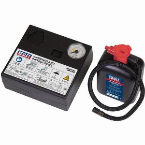 Get 20 Off Sealey MAC10S 12V Tyre Inflator with Puncture Sealant Kit