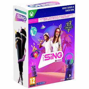 Lets Sing 2025  2 Mic Pack  Xbox Series X  1 month FREE VIP Pass