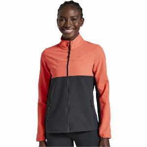 Veste Saucony Bluster Noir Corail Femme Taille L