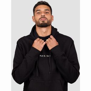 West Ham United Script Hoodie  Black Black