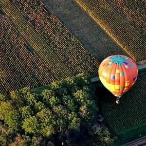 Survol en Montgolfière à VerdunsurleDoubs  Saône 210  au lieu de 240 