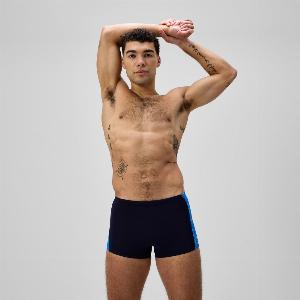 Get 50 Off Mens Hyperboom Panel Aquashort in Navy and Blue