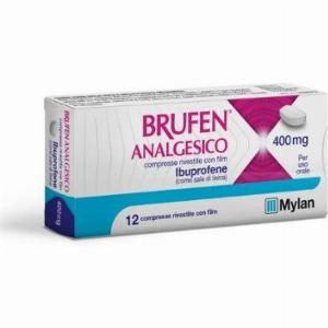 Brufen 400 mg  12 Compresse per Dolore e Febbre ora a 542  25