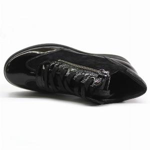 Fidelio Holy 576607 Leather Womens Lace Up Boots  Black  SizeUS 75 Women