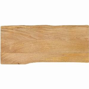 Dessus de table 100x40x38 cm bord vivant bois massif manguier