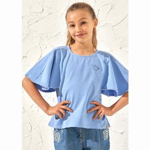 Girls Blue Top by Angel  Rocket Age 78 Now 8  50 Discount