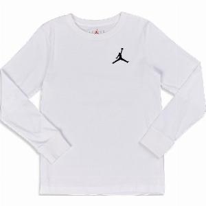 Sconto del 10 su maglietta a maniche lunghe Jordan per bambini bianca