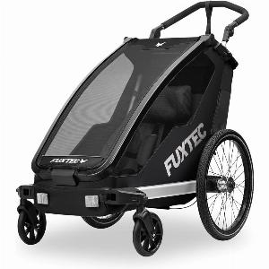 Sconto del 3 su rimorchio FUXTEC FXFA1S per biciclette colore nero singolo