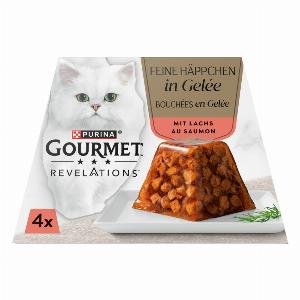 Offre spéciale  12x57g de Gourmet Revelations saumon pour chats à 849