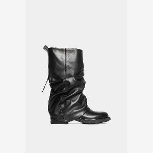 Scopri il 20 di sconto su stivali biker in pelle nera