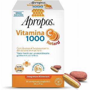 Apropos Vitamina C 1000 Integratore Sistema Immunitario 24 Compresse Deglutibili