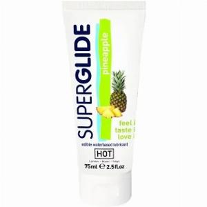 HOT Edibles Superglide Gleitgel 75ml Ananas jetzt nur 1231  5  Rabatt