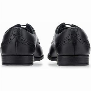 Enjoy 58 Discount on Brogue Snr Vegan Black Synthetic LaceUp Shoes