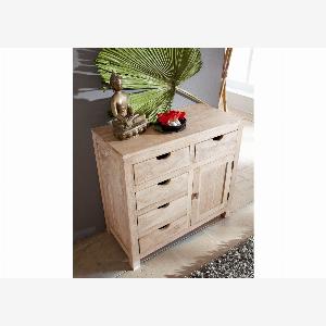 Buffet Acacia blanchi 90x42 NATURE WHITE 88 56691  10  de remise