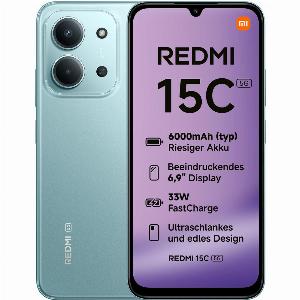 Xiaomi Redmi 15C 5G 128 GB Mint Green mit Allnet Flat 70 GB